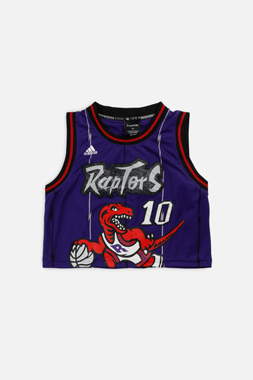 Rework Toronto Raptors NBA Crop Jersey - XS