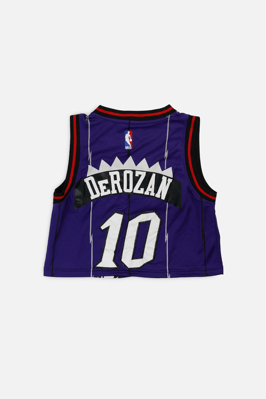 Rework Toronto Raptors NBA Crop Jersey - XS