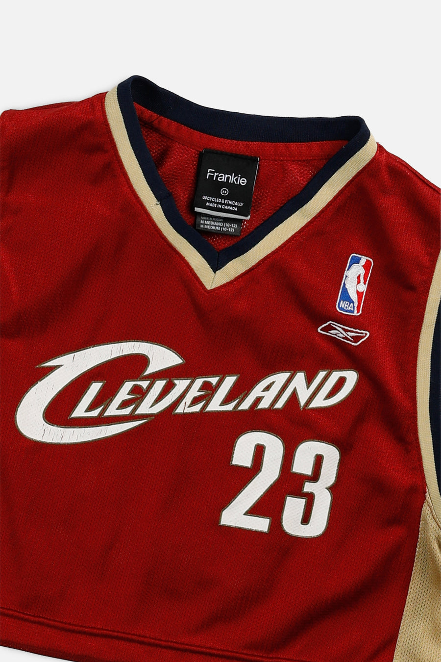 Rework Cleveland Cavaliers NBA Crop Jersey - XS