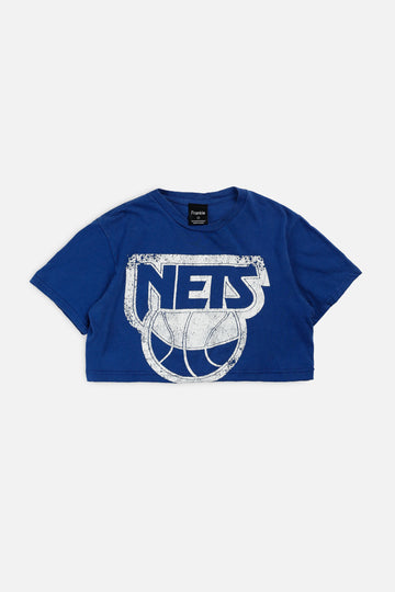 Rework Brooklynn Nets NBA Crop Tee - S