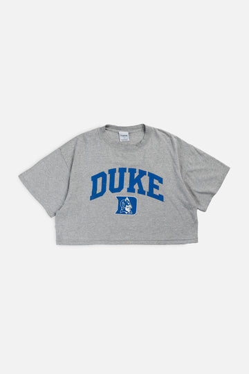 Rework Duke Blue Devils NCAA Crop Tee - XL