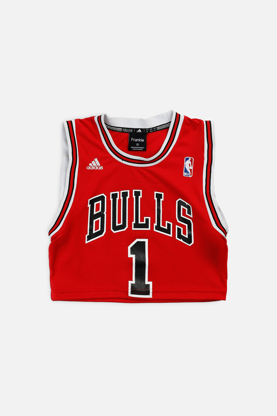 Rework Chicago Bulls NBA Crop Jersey - XS