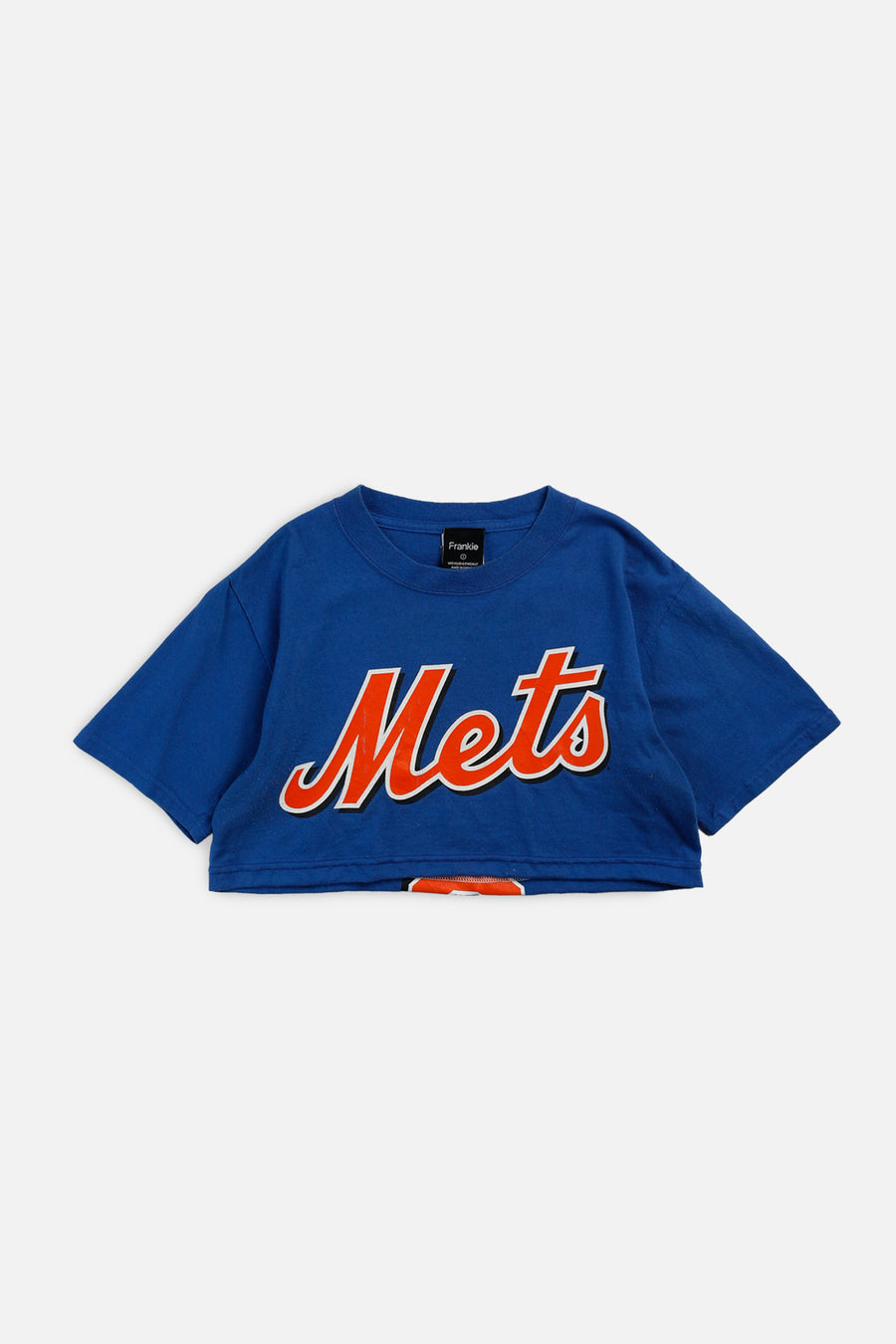 Rework NY Mets MLB Crop Tee - S