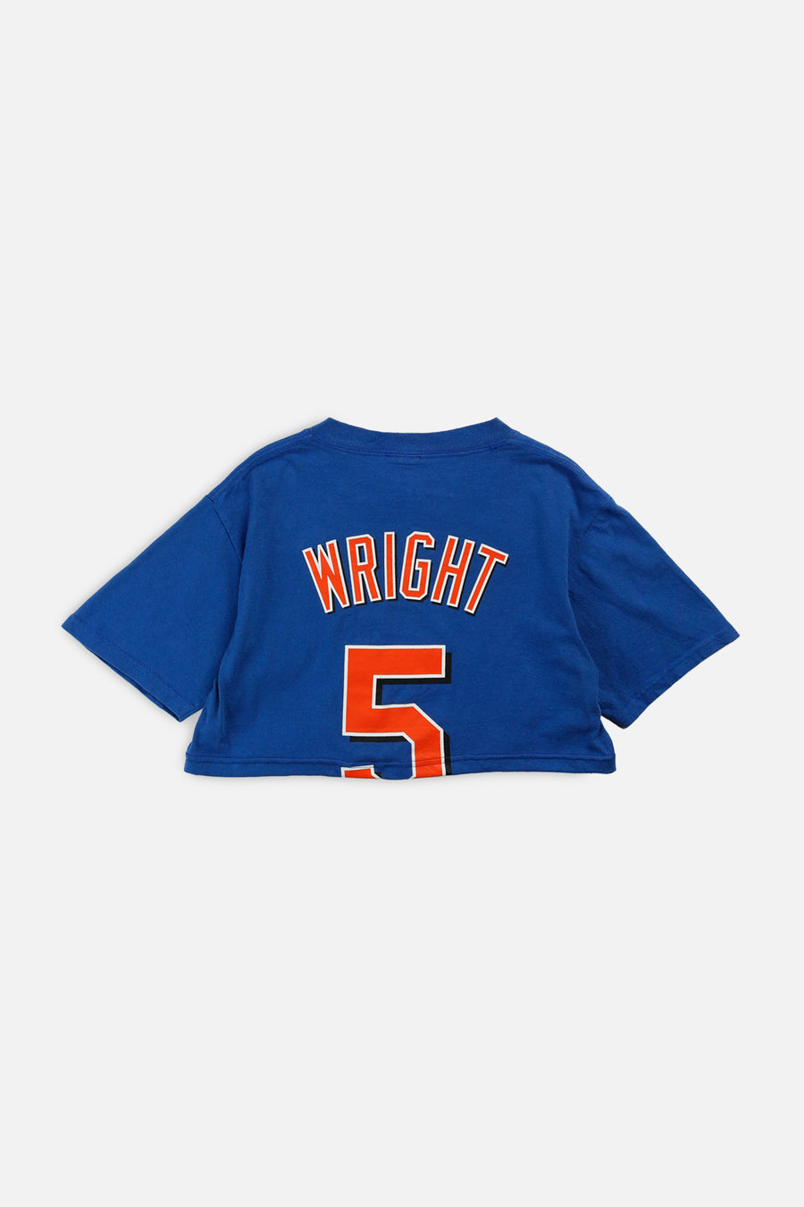 Rework NY Mets MLB Crop Tee - S