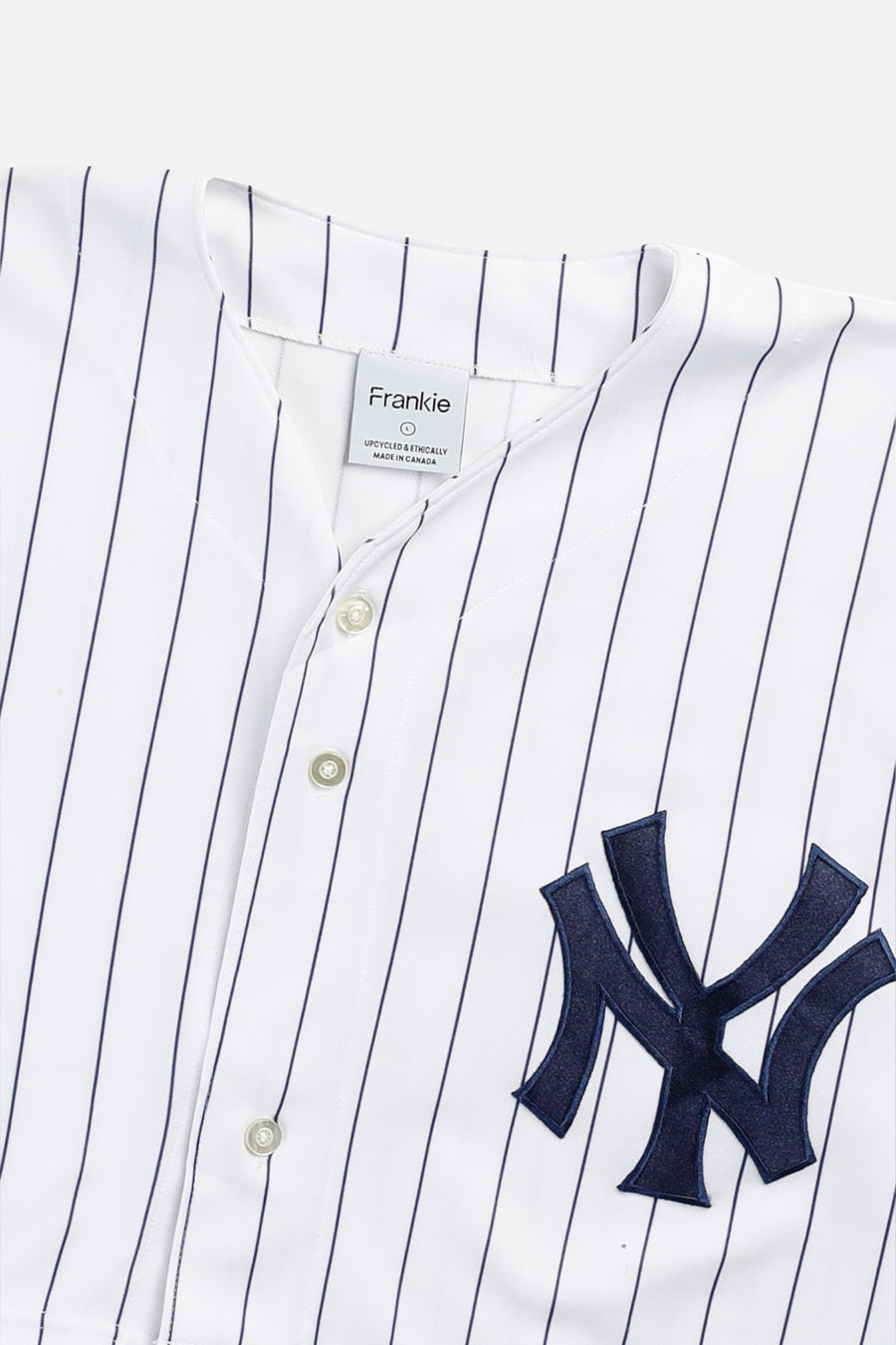 Rework Crop NY Yankees MLB Jersey - L