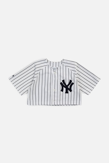 Rework Crop NY Yankees MLB Jersey - XS