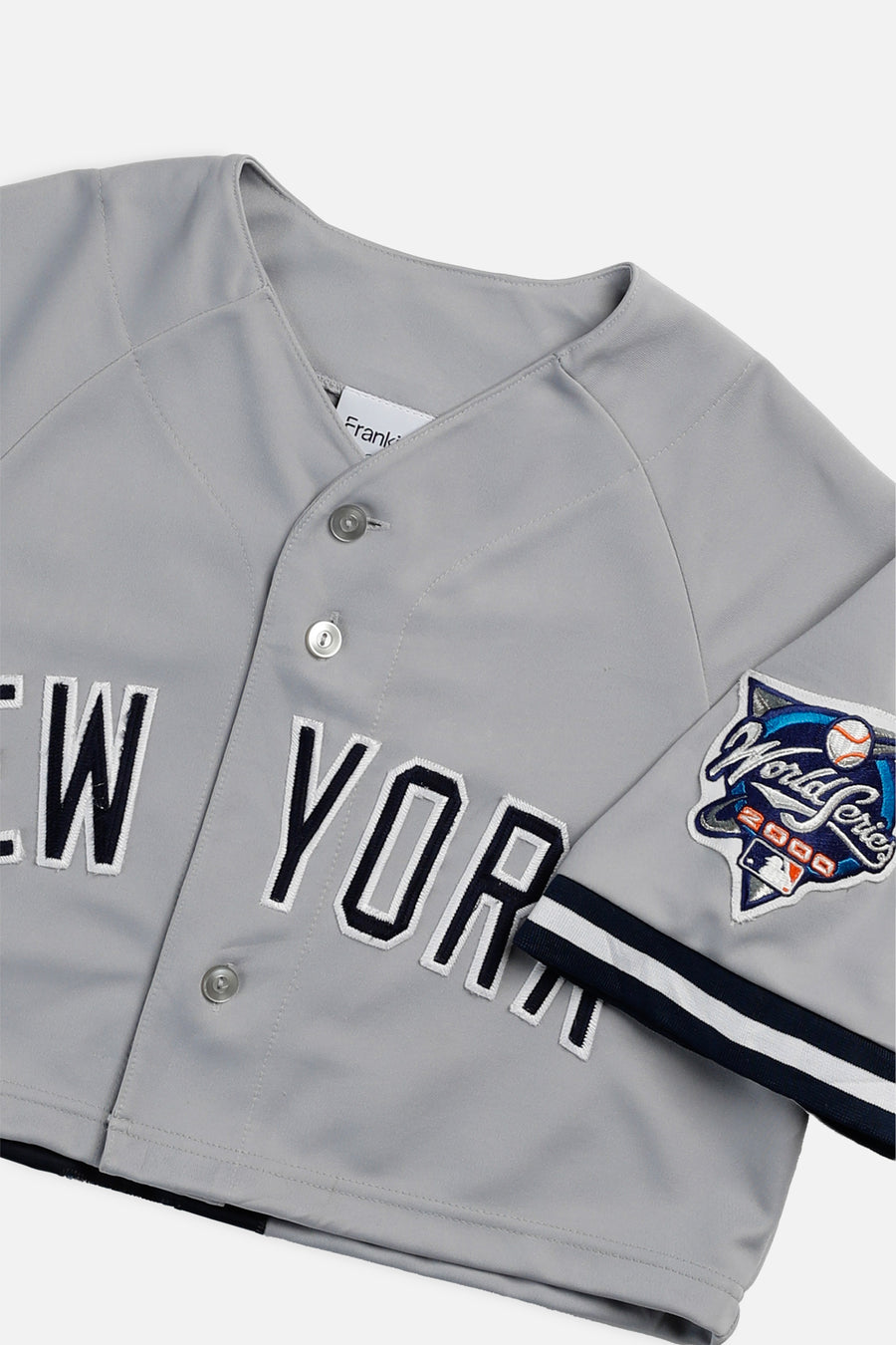 Rework Crop NY Yankees MLB Jersey - S