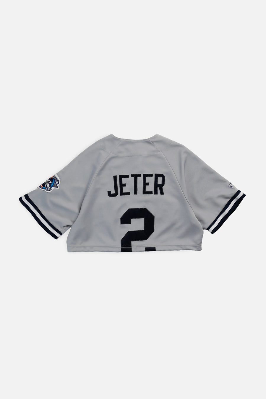 Rework Crop NY Yankees MLB Jersey - S