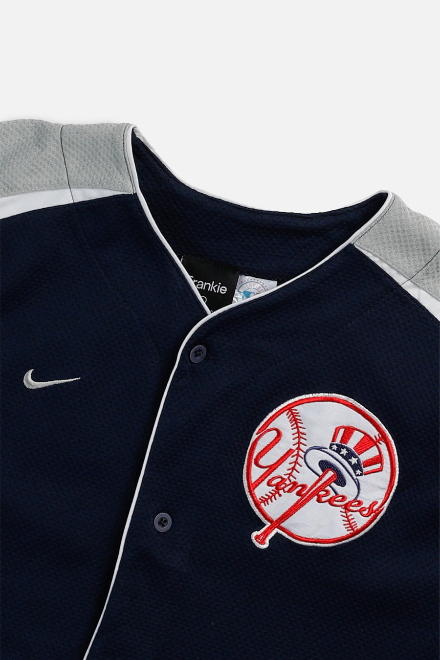 Rework Crop NY Yankees MLB Jersey - S