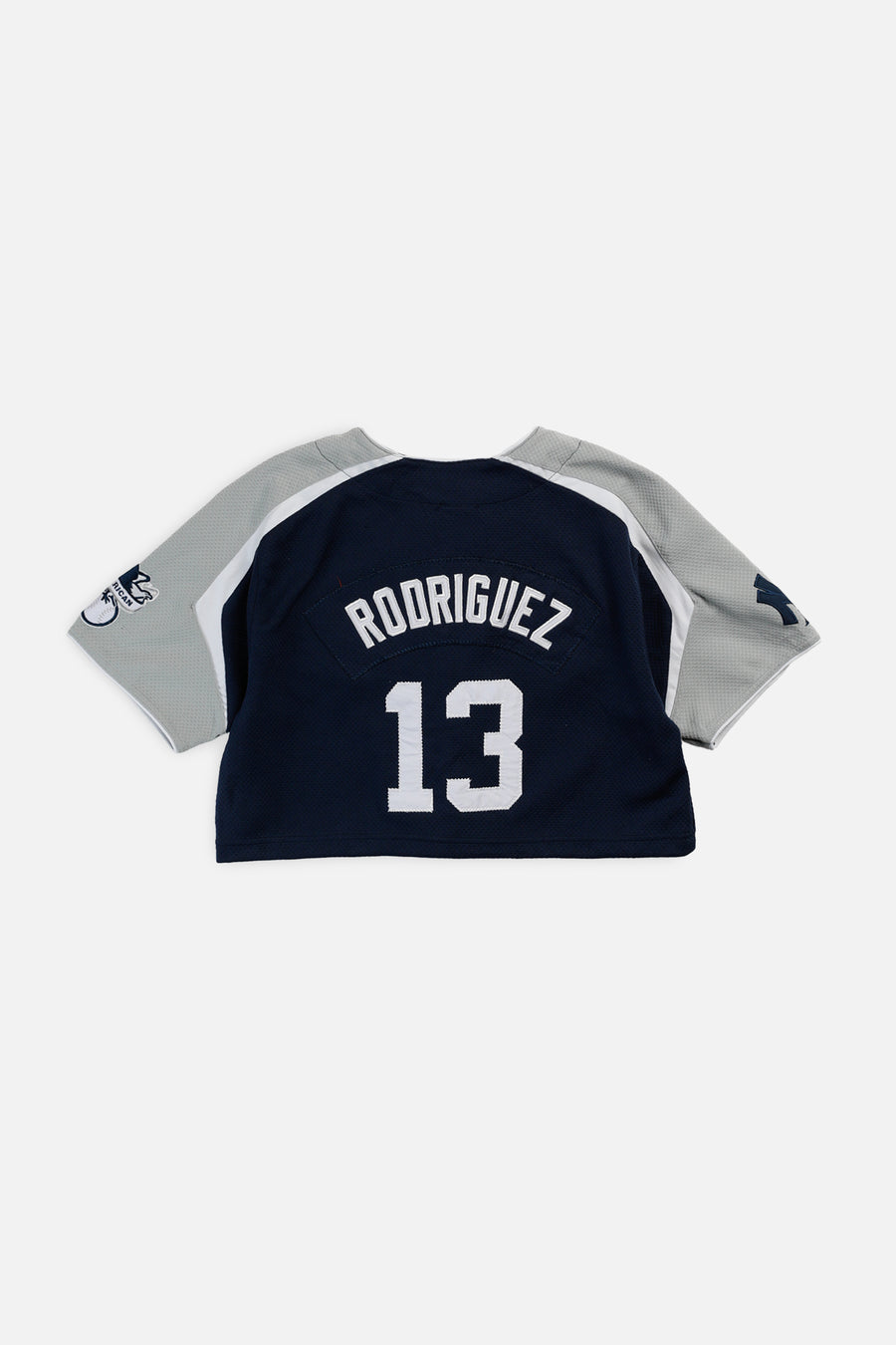 Rework Crop NY Yankees MLB Jersey - S