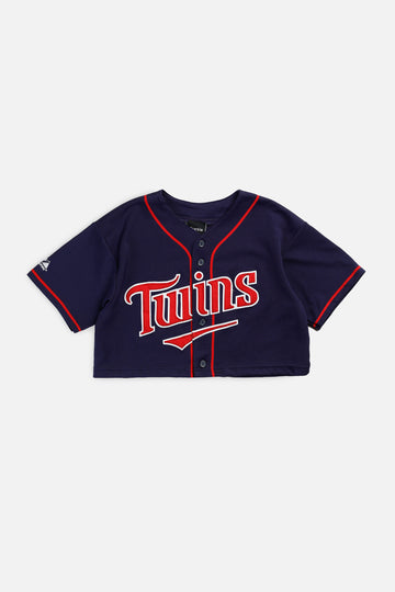 Rework Crop Minnesota Twins MLB Jersey - S