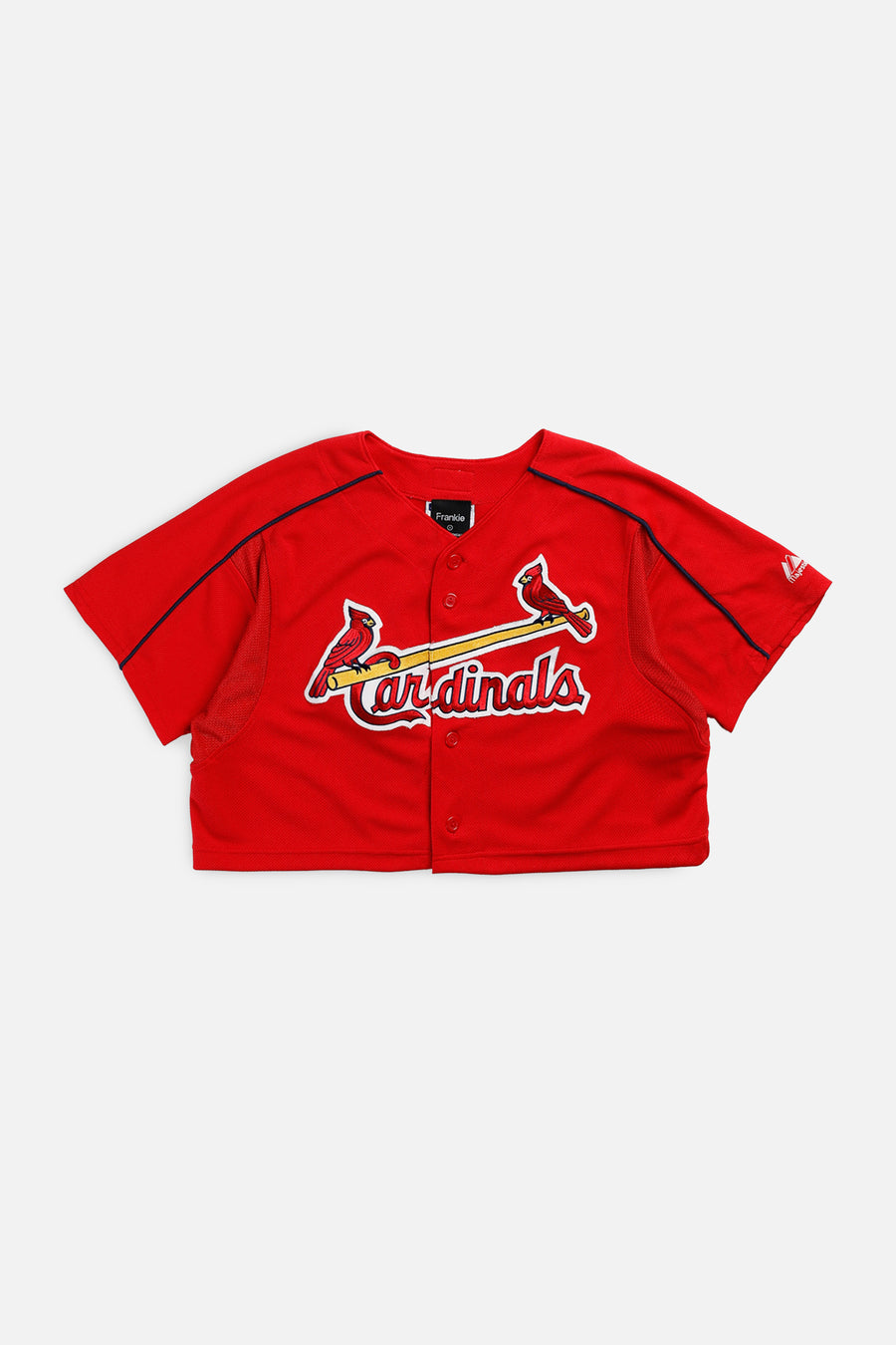 Rework Crop St. Louis Cardinals MLB Jersey - S