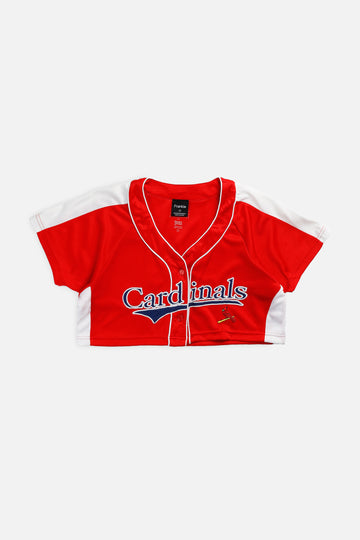 Rework Crop St. Louis Cardinals MLB Jersey - S