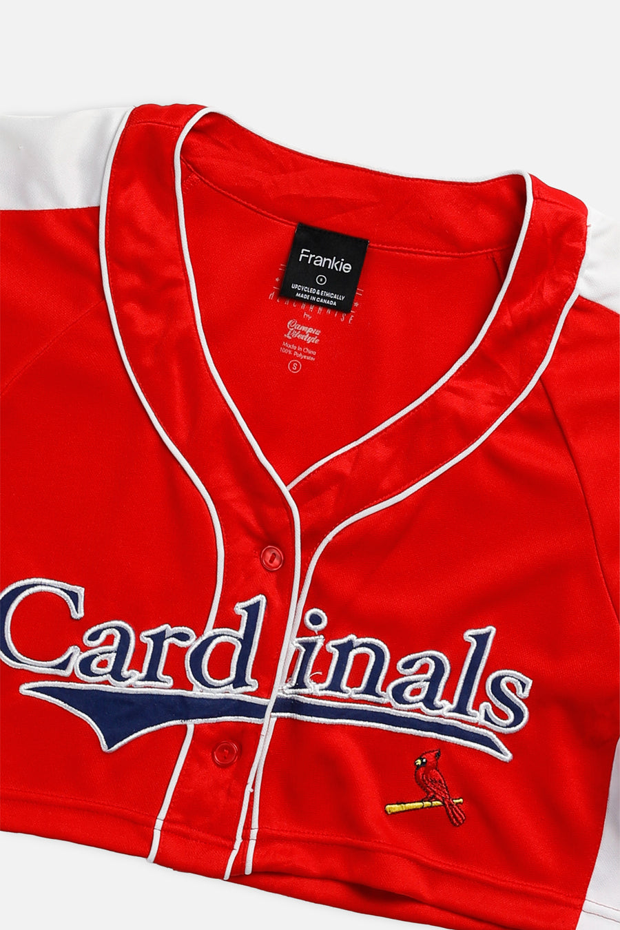 Rework Crop St. Louis Cardinals MLB Jersey - S