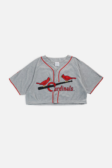 Rework Crop St. Louis Cardinals MLB Jersey - L