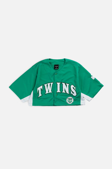 Rework Crop Minnesota Twins MLB Jersey - M