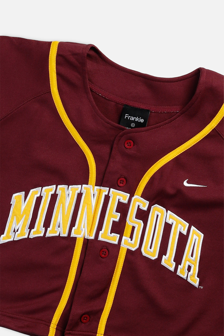 Rework Crop Minnesota Golden Gophers NCAA Baseball Jersey - M