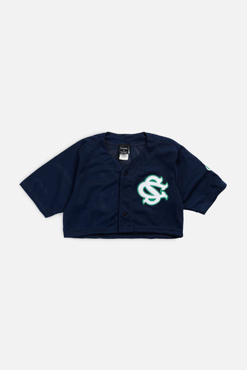 Rework Crop Baseball Jersey - M