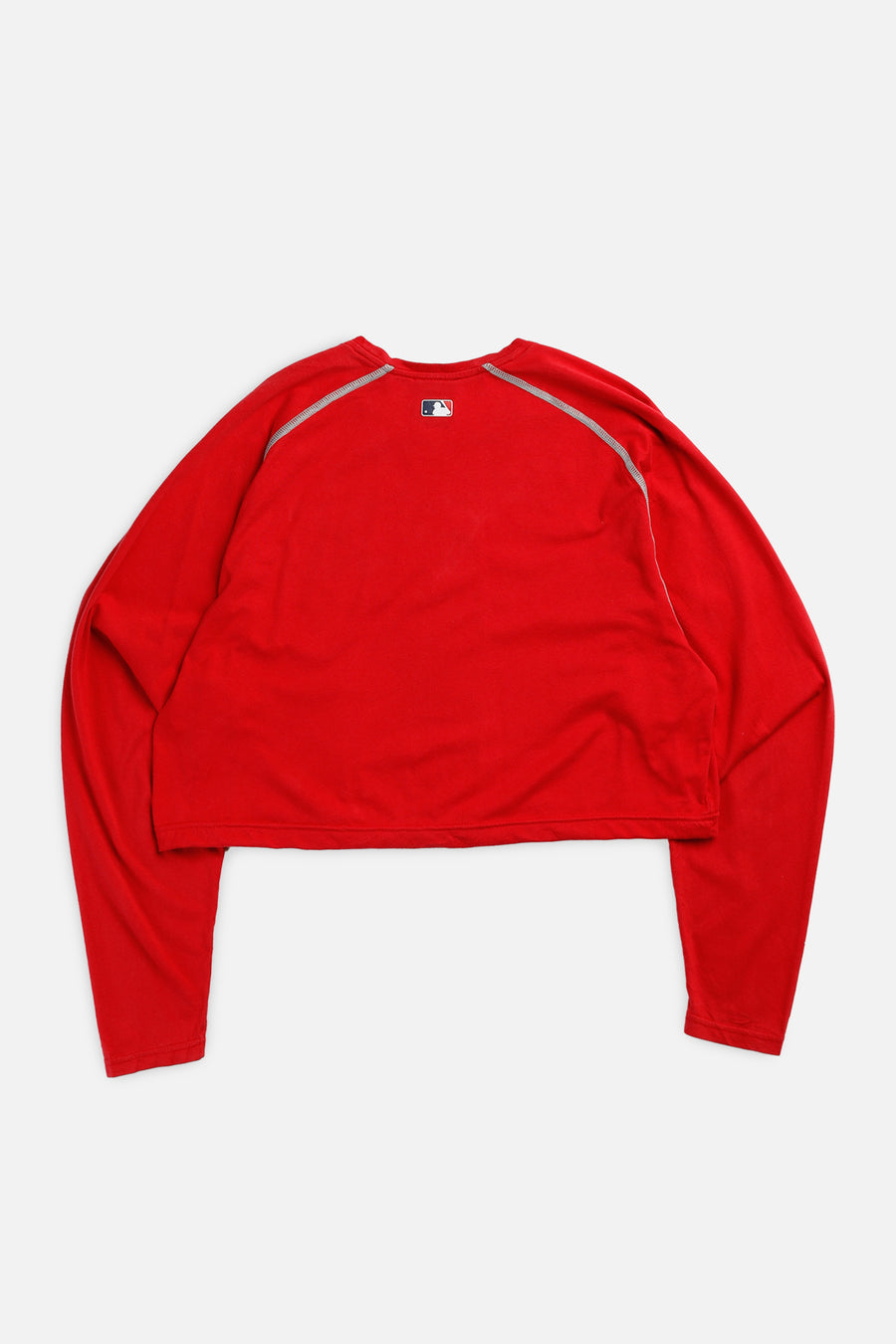 Rework Boston Red Sox MLB Crop Long Sleeve Tee - L