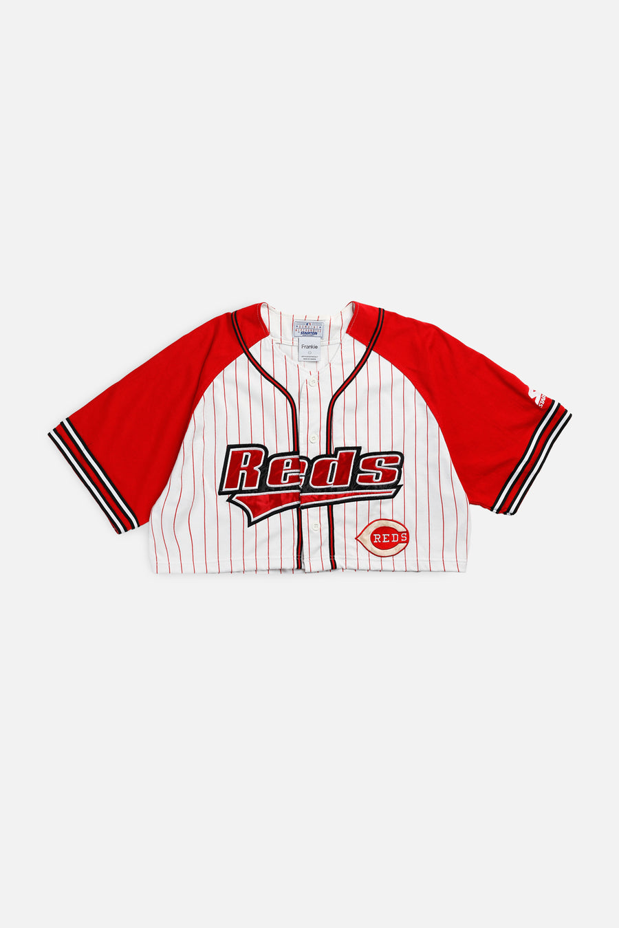 Rework Crop Cincinnati Reds MLB Jersey - L