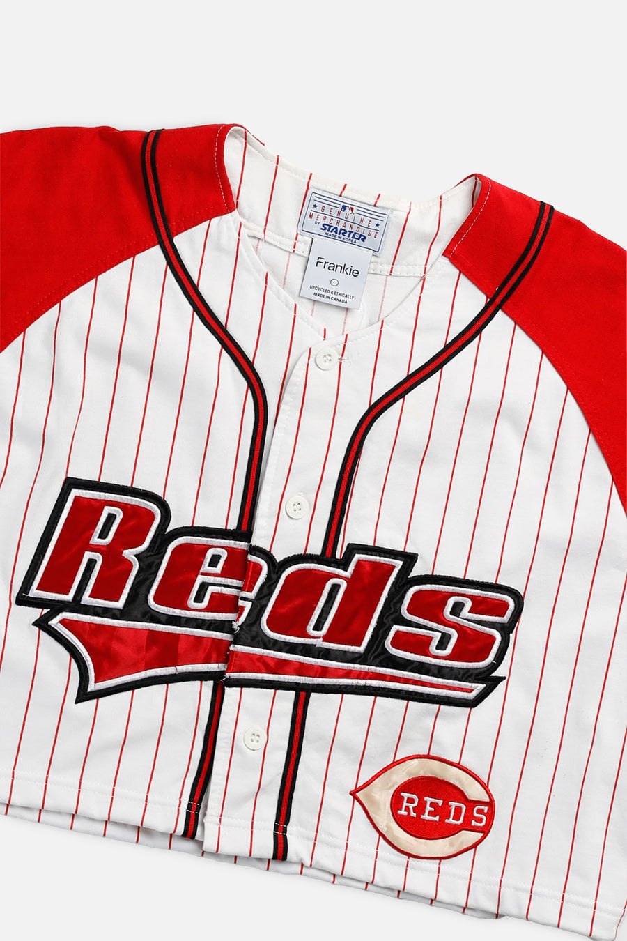 Rework Crop Cincinnati Reds MLB Jersey - L