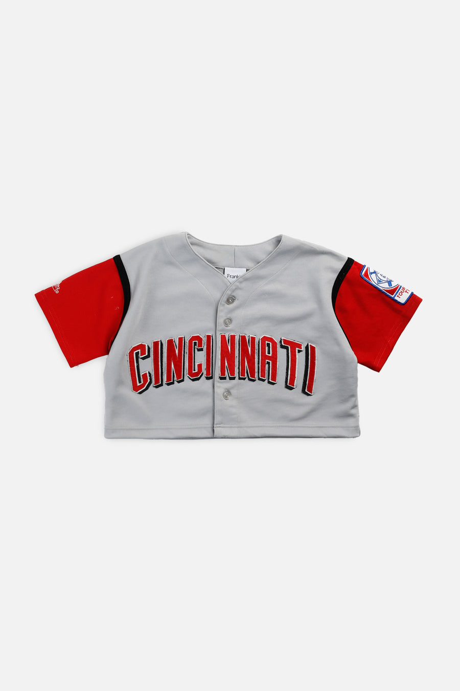 Rework Crop Cincinnati Reds MLB Jersey - XS