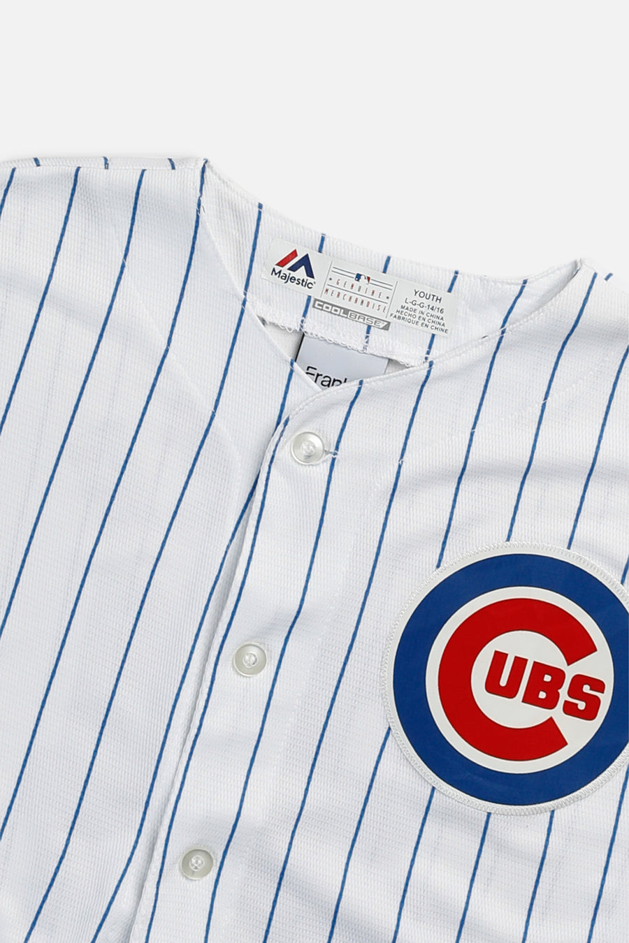 Rework Crop Chicago Cubs MLB Jersey - S