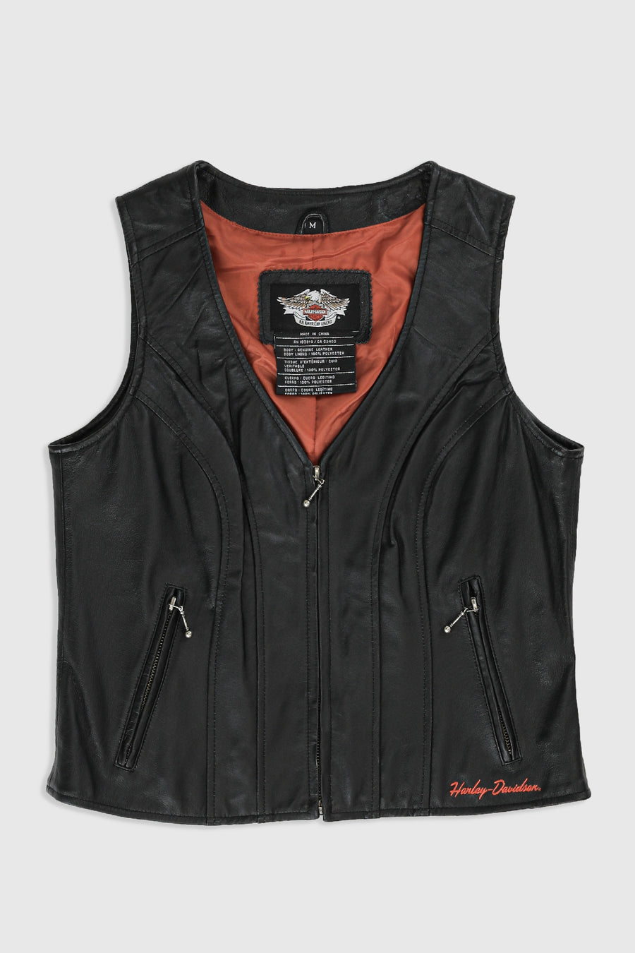 Vintage Harley Leather Vest