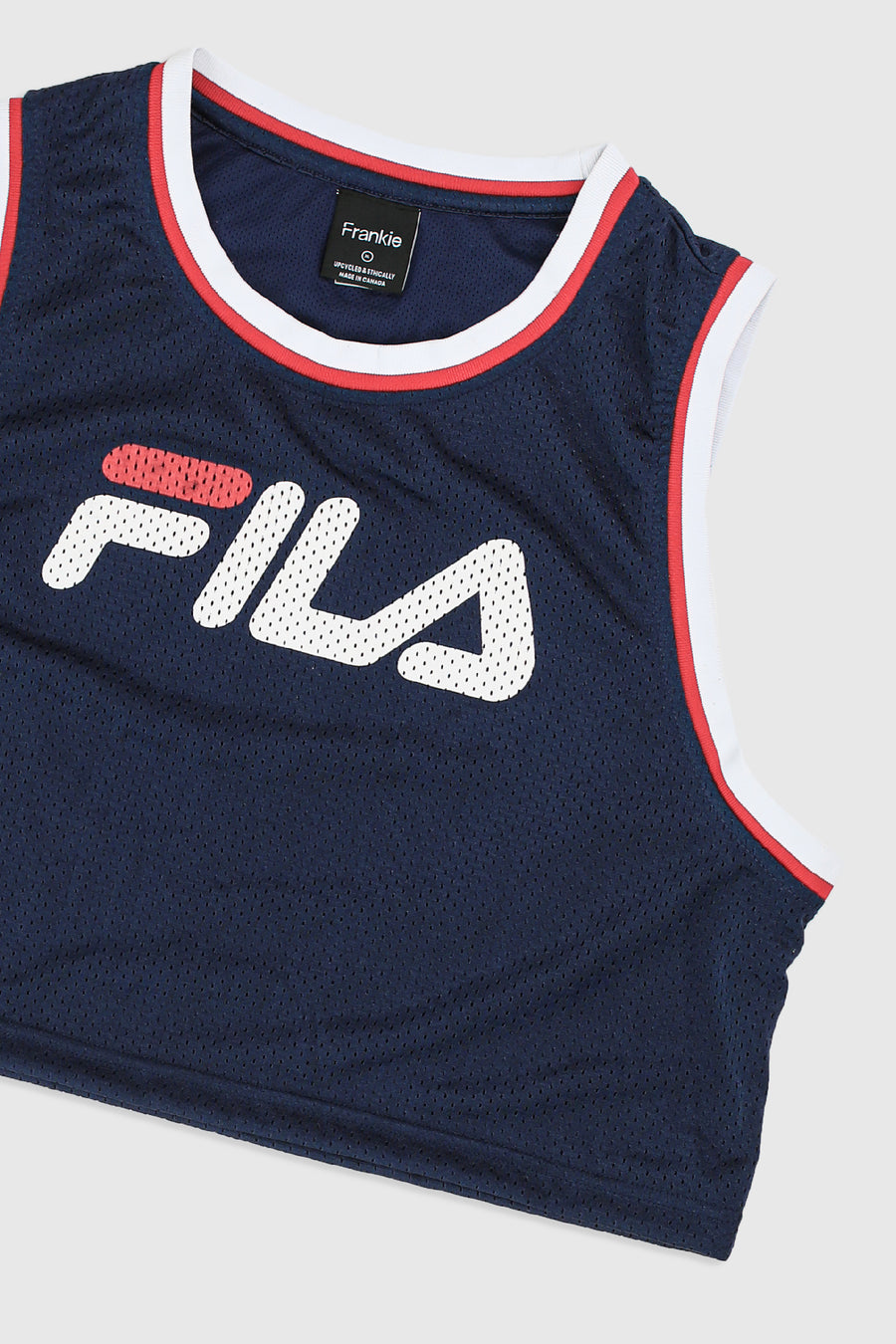 Rework FILA Crop Basketball Jersey - XL
