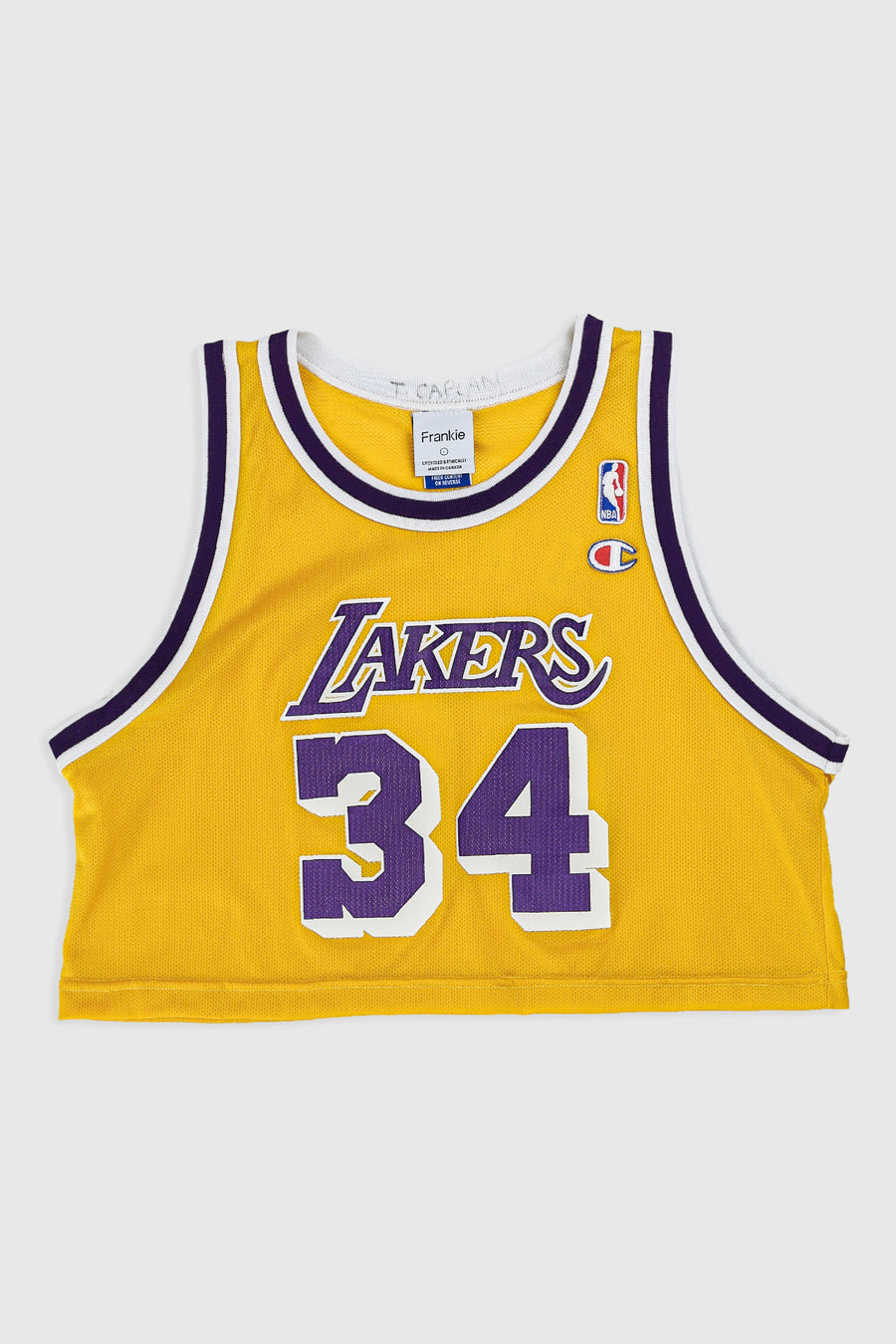 Rework Lakers O'Neal Crop Jersey - L
