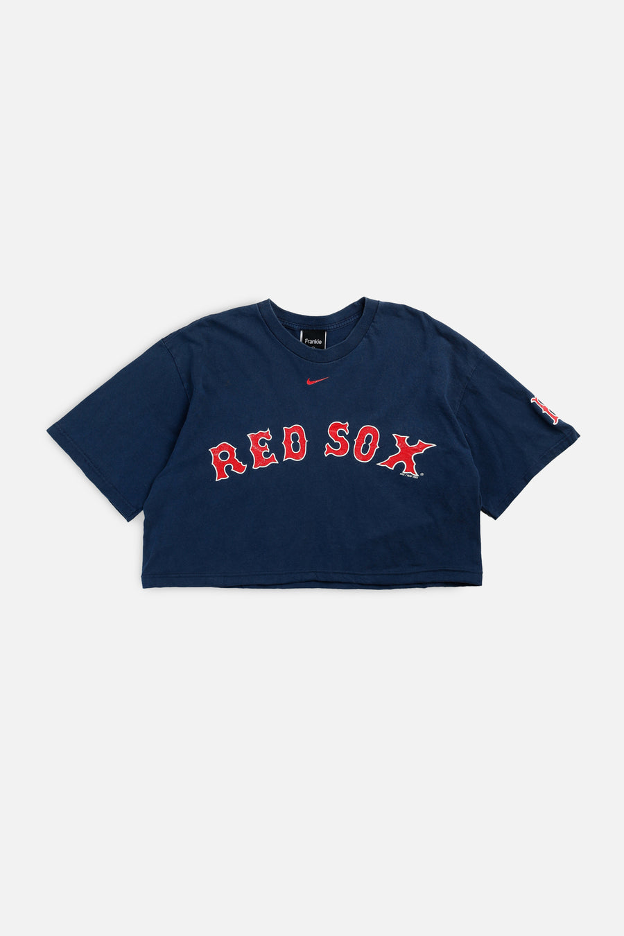 Rework Boston Red Sox MLB Crop Tee - L