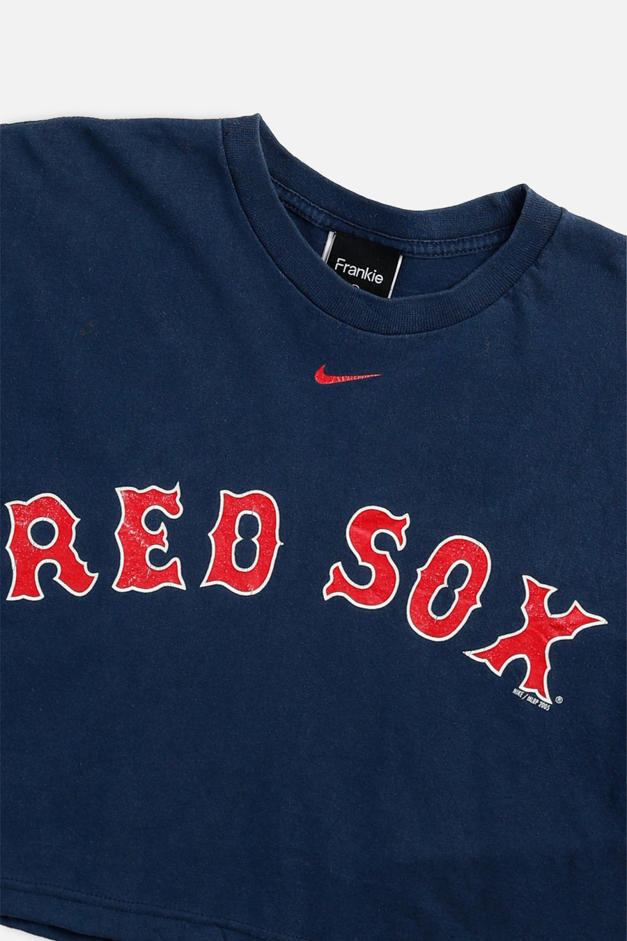 Rework Boston Red Sox MLB Crop Tee - L