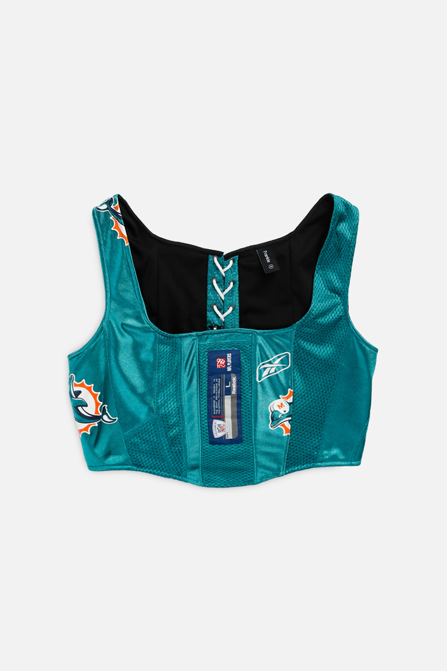 Rework Miami Dolphins NFL Corset - M