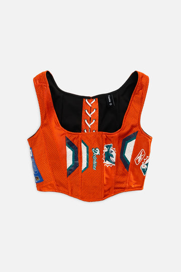 Rework Miami Dolphins NFL Corset - XS