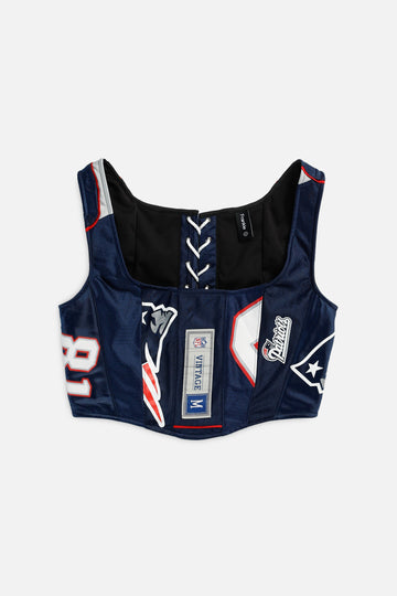 Rework New England Patriots NFL Corset - S