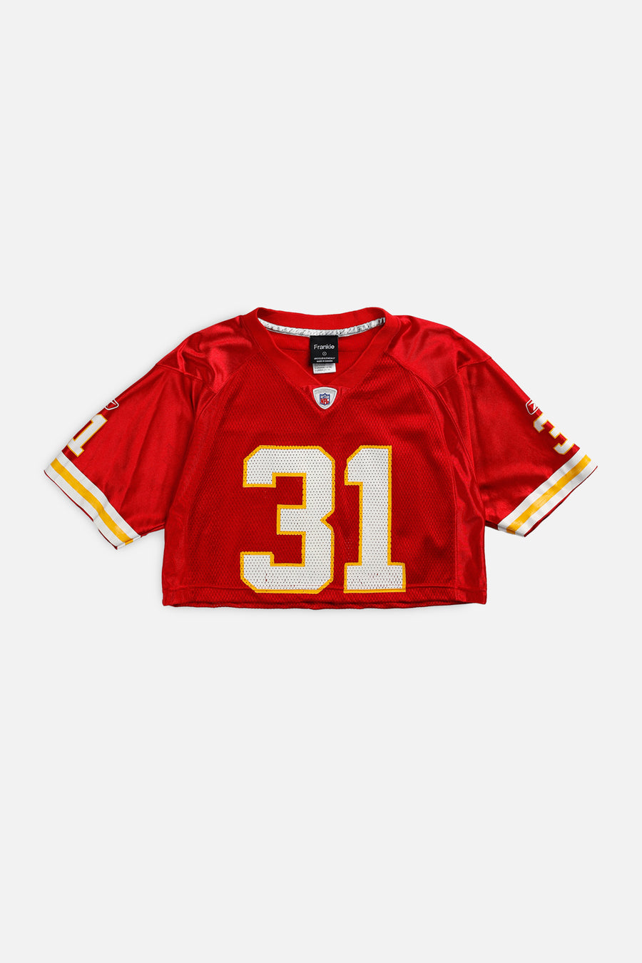 Rework Crop Kansas City Chiefs NFL Jersey - S