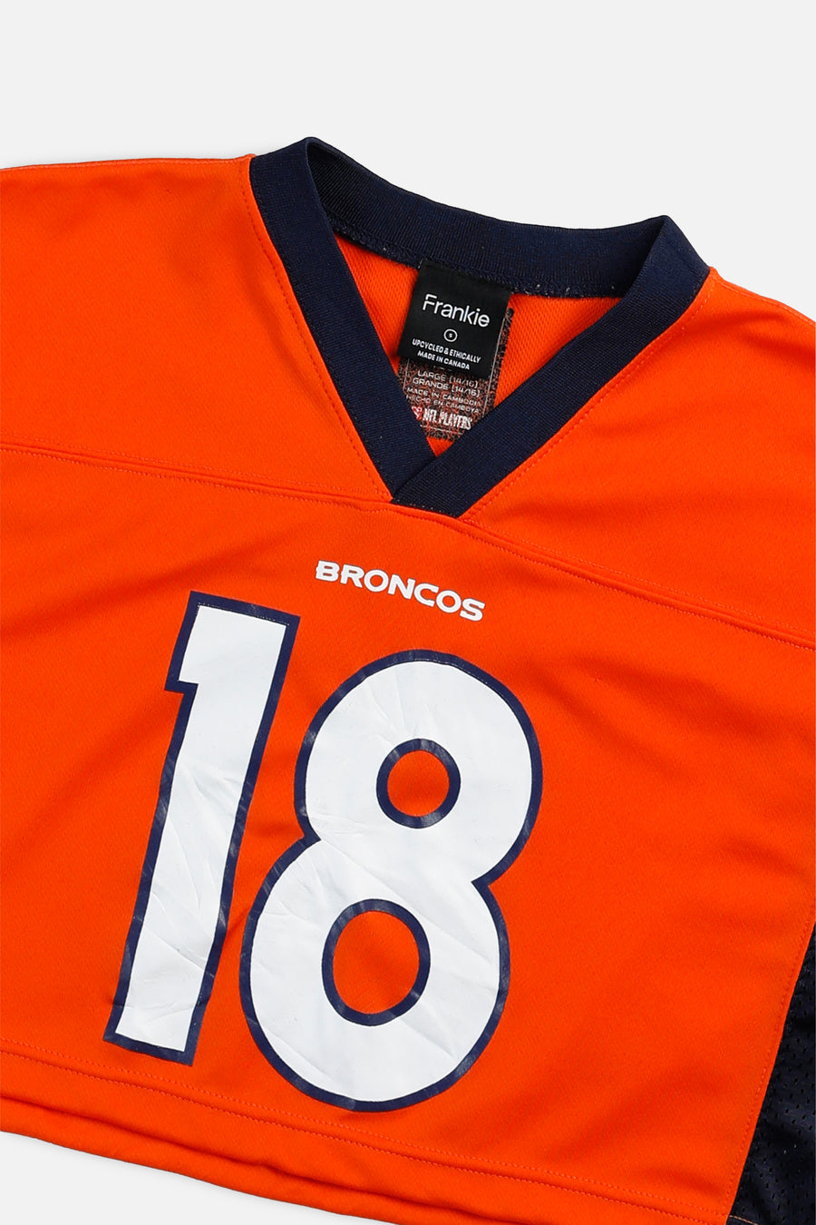 Rework Crop Denver Broncos NFL Jersey - S