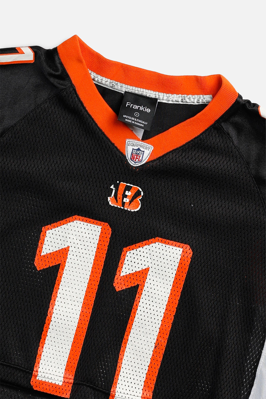 Rework Crop Cincinnati Bengals NFL Jersey - S