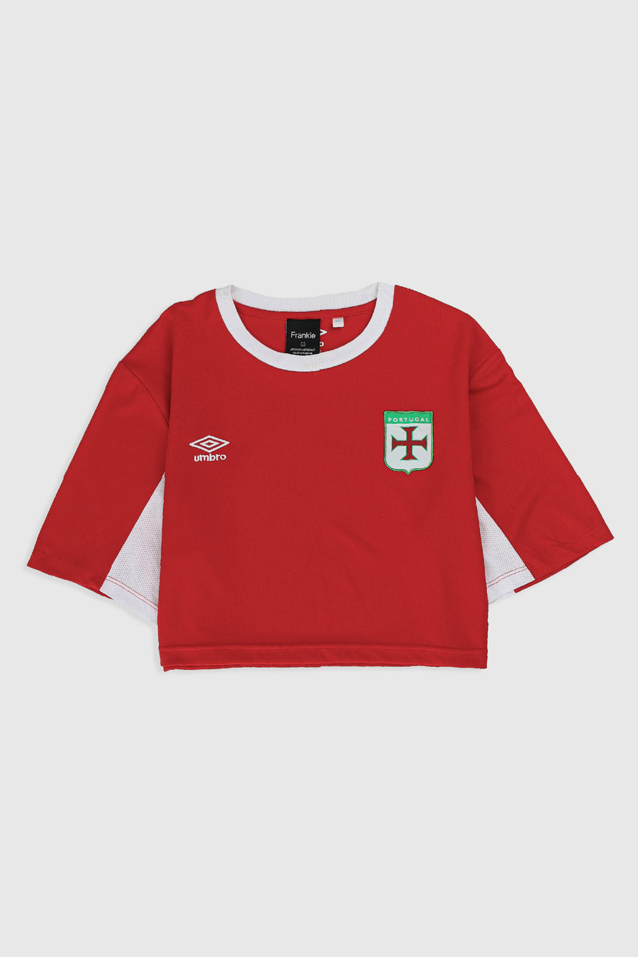 Rework Crop Portugal Soccer Jersey - L
