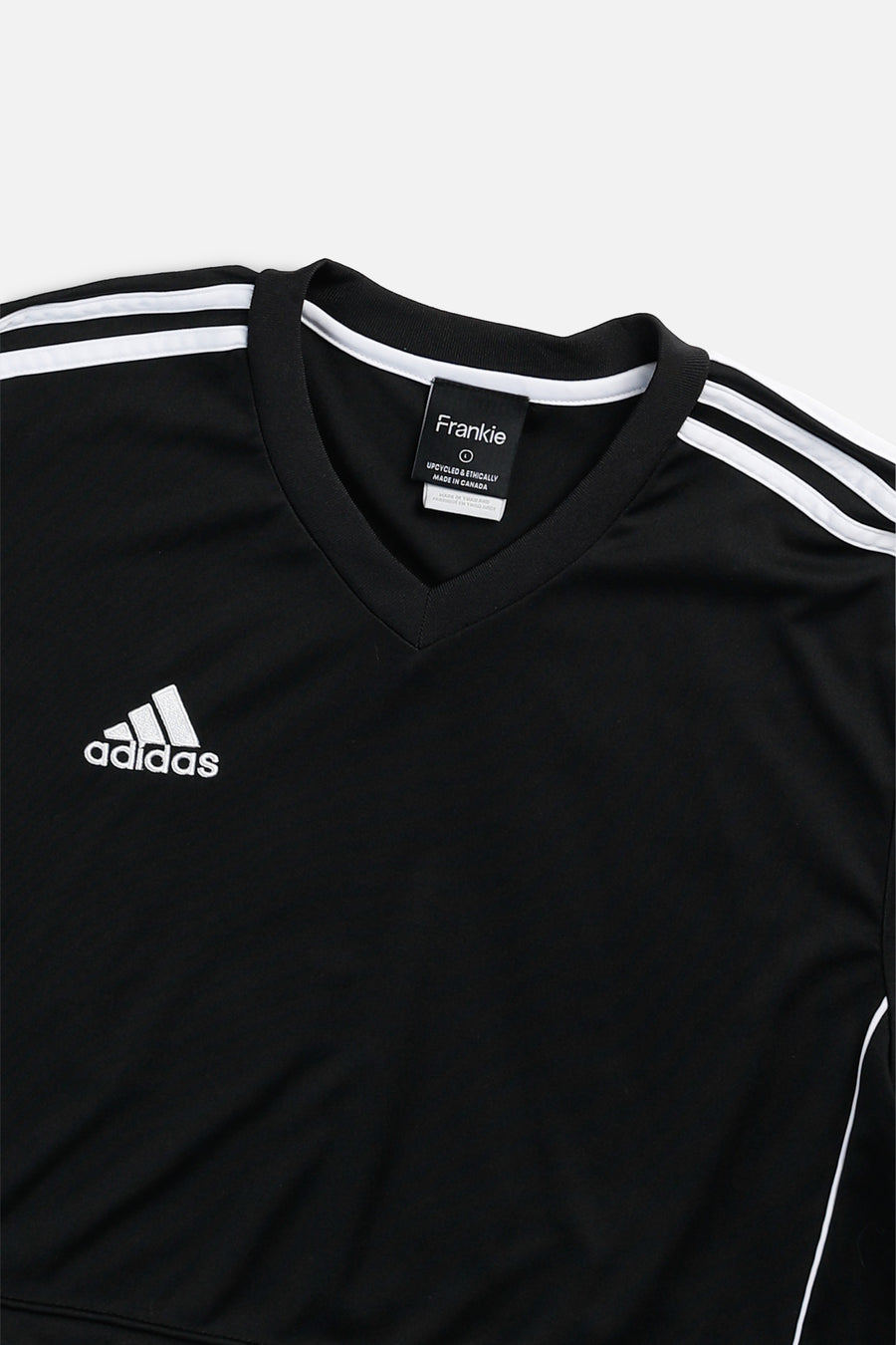 Rework Crop Adidas Soccer Jersey - L