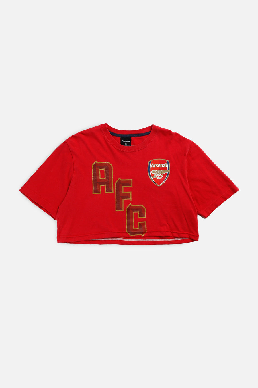 Rework Crop Arsenal Soccer Tee - L