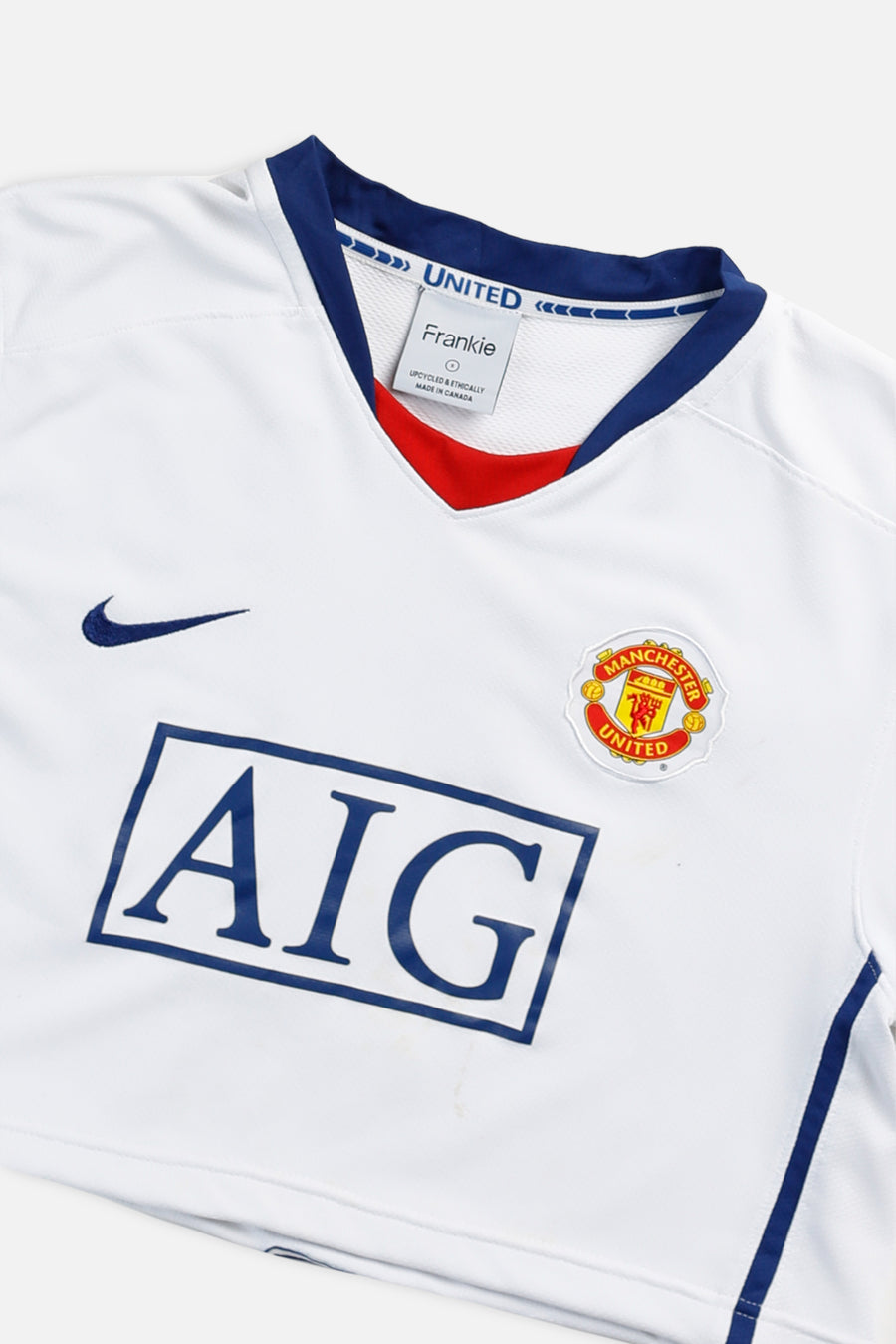 Rework Crop Manchester Soccer Jersey - S