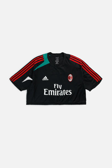 Rework Crop Milan Soccer Jersey - XL