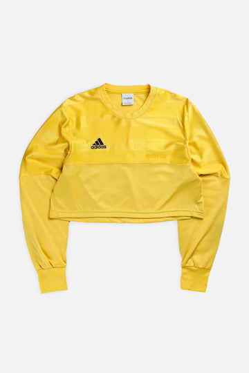 Rework Crop Adidas Soccer Goalie Jersey - L