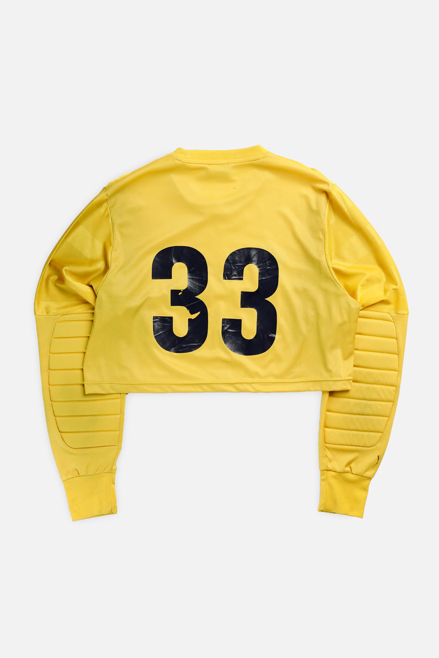 Rework Crop Adidas Soccer Goalie Jersey - L