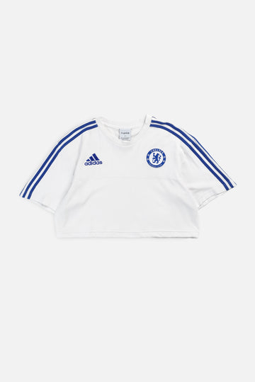 Rework Crop Chelsea Soccer Tee - S