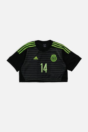 Rework Crop Mexico Soccer Jersey - L