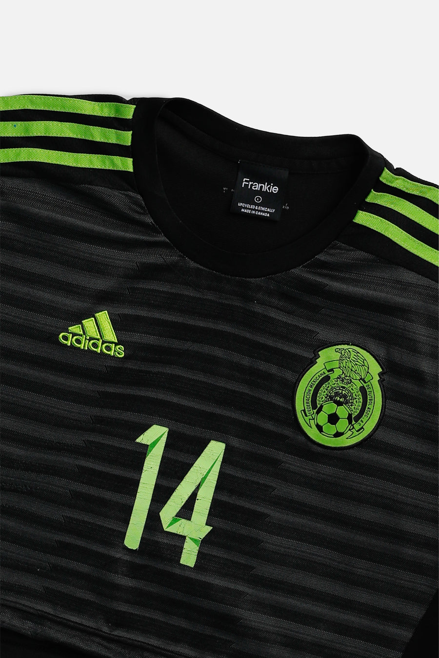 Rework Crop Mexico Soccer Jersey - L