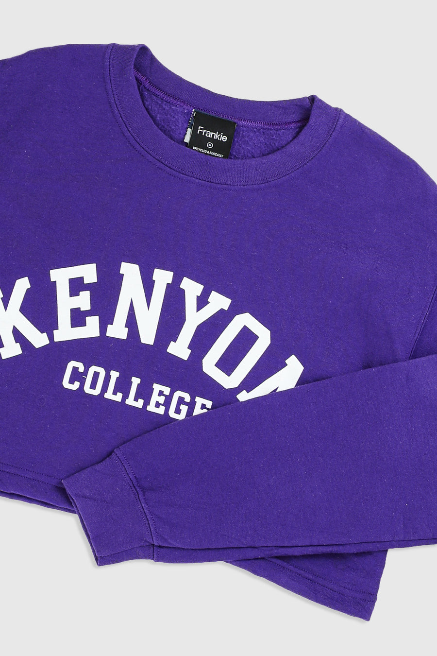 Rework Kenyon College Crop Sweatshirt - M