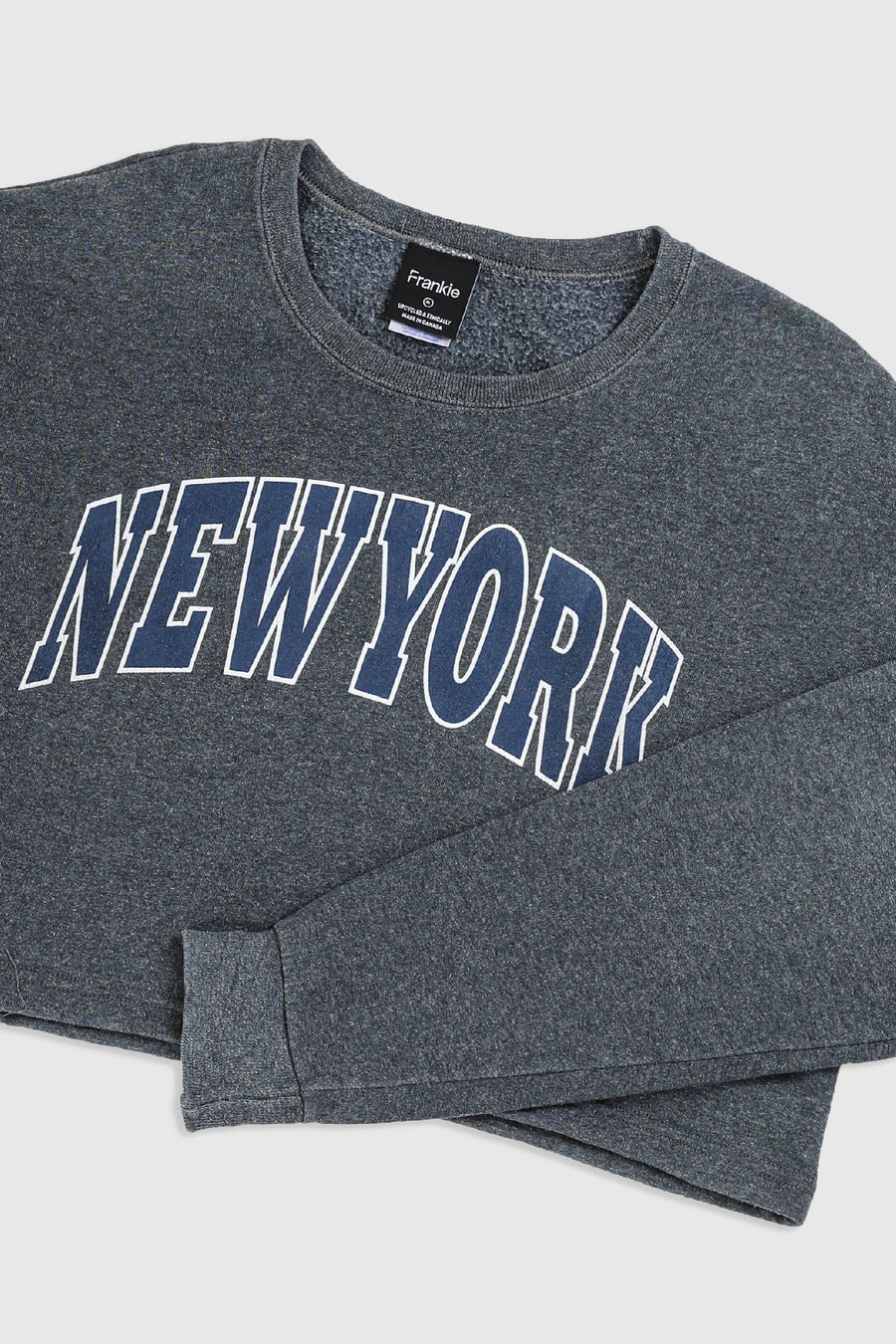 Rework New York Crop Sweatshirt - XL